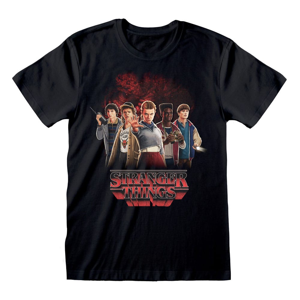 Stranger Things T-Shirt Group with Vecna behind Size XL