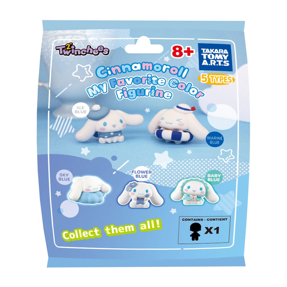 Sanrio Twinchees Mini Figures Cinamoroll My Favourite Colour 5 cm Display (24)
