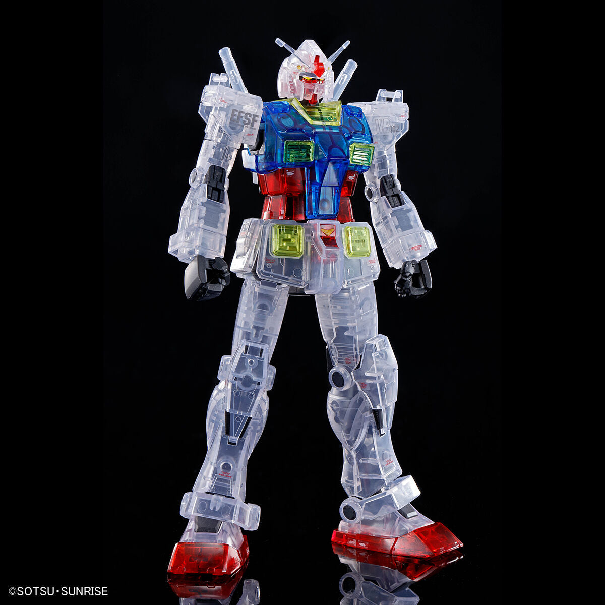 HG RX-78-02 Gundam (Gundam The Origin Ver.) 1/144 Clear Color