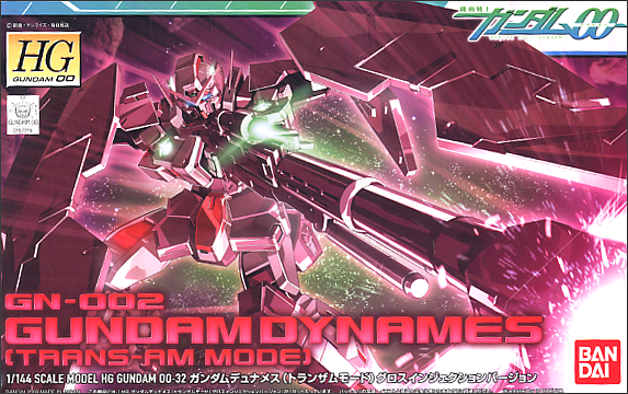 HG Gundam Dynames Trans-Am Mode 1/144 - gundam-store.dk