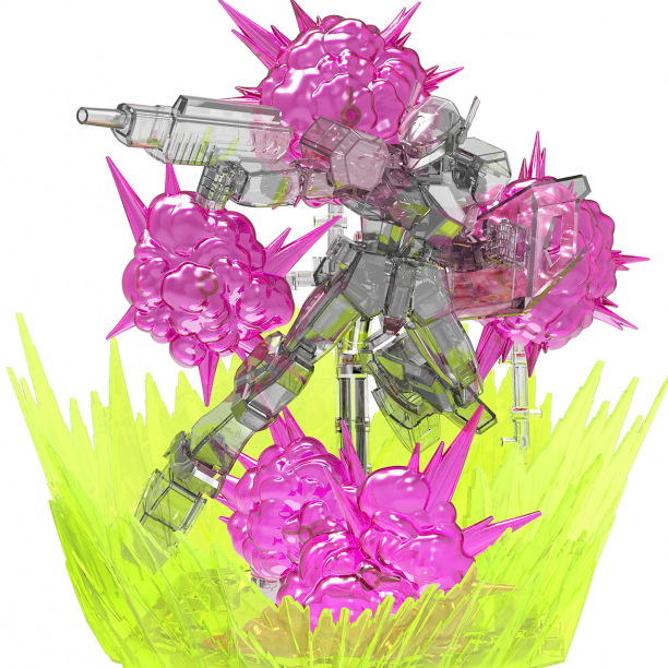 Gundam Figure-Rise Effect - Burst Effect (Space Pink) - gundam-store.dk