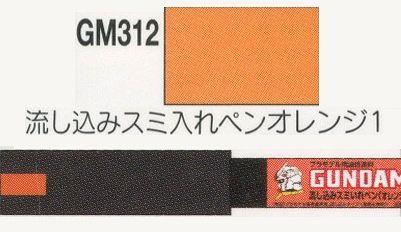 Gundam Marker Set - Pour Type til Panel Lining - gundam-store.dk