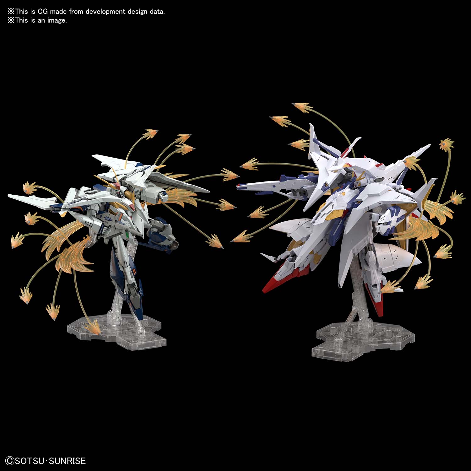 HG Xi Gundam Vs Penelope Funnel Missile Effect Set 1/144