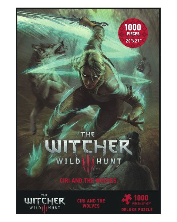 Witcher 3 Wild Hunt Puzzle Ciri and the Wolves