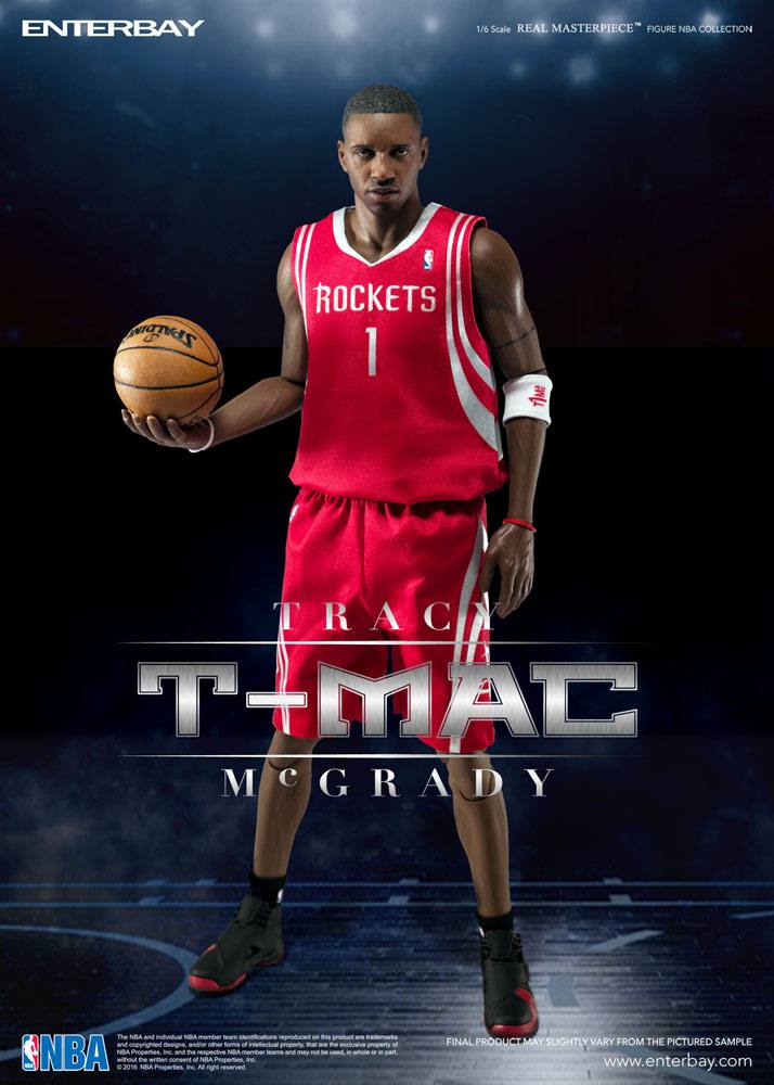 NBA Collection Real Masterpiece Actionfigur 1/6 Tracy McGrady Limited Retro Edition 30 cm