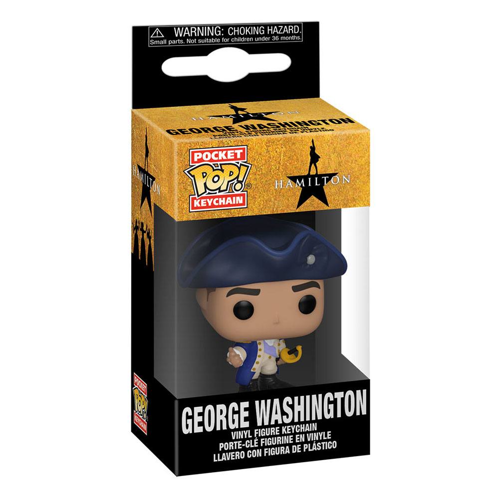 Hamilton Pocket POP! Vinyl Keychains 4 cm George Washington Display (12)