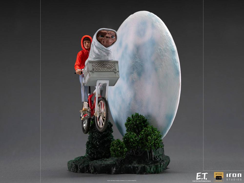 E.T. the Extra-Terrestrial Deluxe Art Scale Statue 1/10 E.T. & Elliot 27 cm