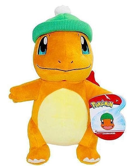 Pokémon Plush Figure Winter Charmander with Christmas Hat 20 cm