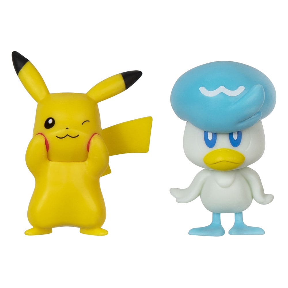 Pokémon Gen IX Battle Figure Pack Mini Figure 2-Pack Pikachu & Quaxly 5 cm