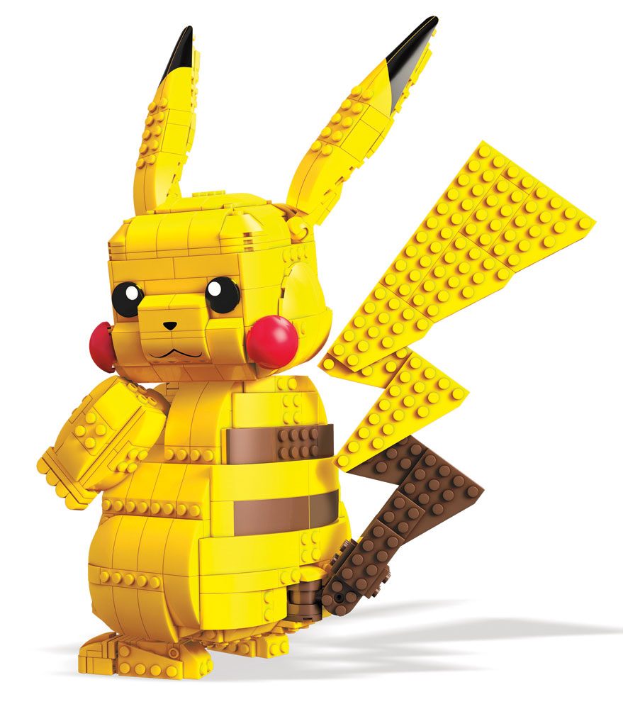 Pokémon Mega Construx Wonder Builders Construction Set Jumbo Pikachu 33 cm