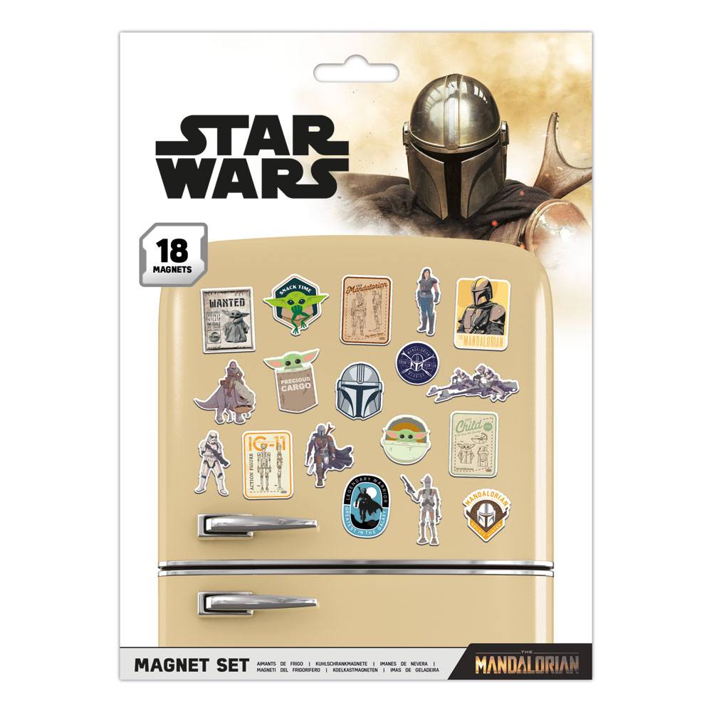 Star Wars: The Mandalorian Fridge Magnets Bounty Hunter