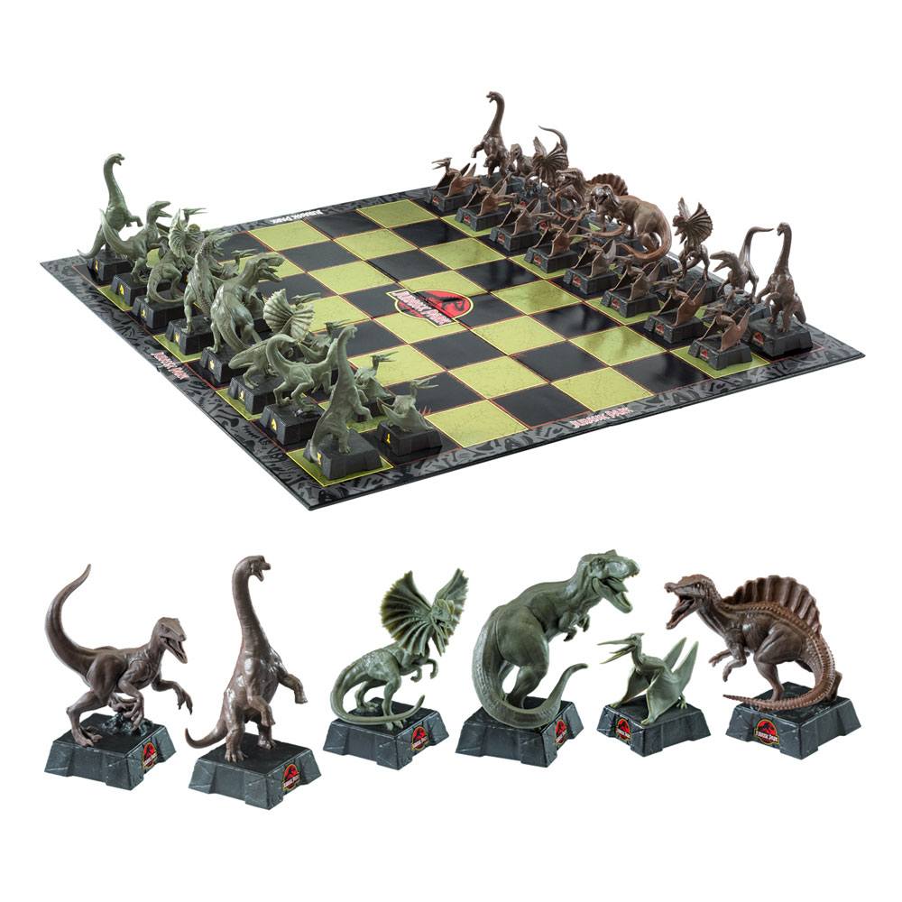 Jurassic Park Chess Set Dinosaurs