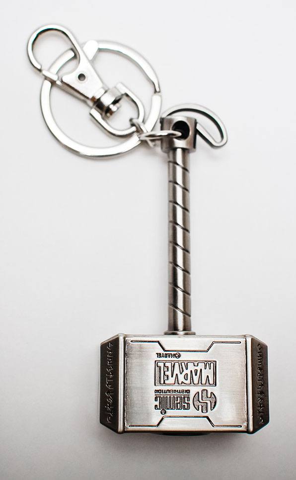 Marvel Comics Metal Keychain Thor Hammer