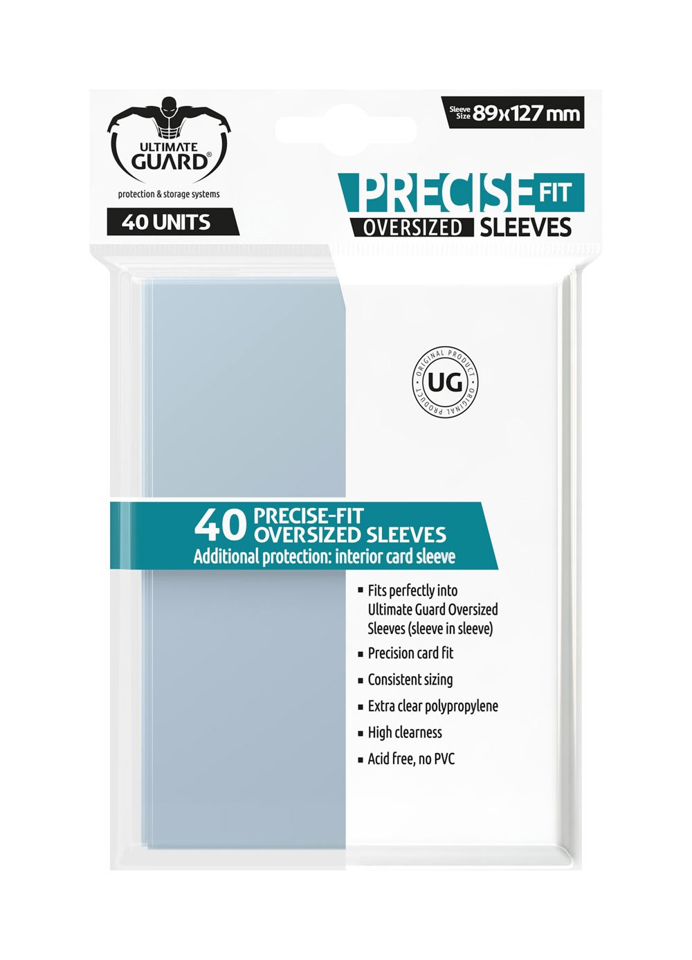 Ultimate Guard Precise-Fit Sleeves Oversized Transparent (40)