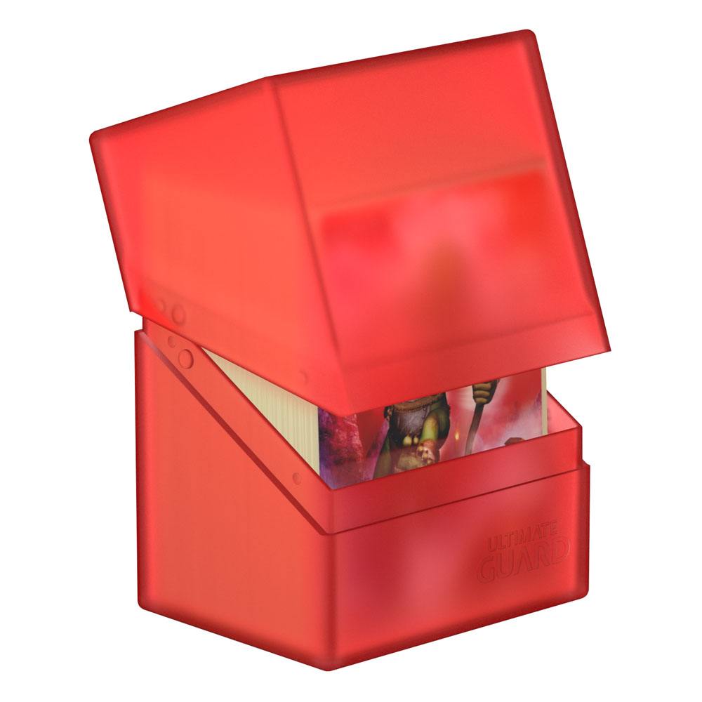 Ultimate Guard Boulder Deck Case 80+ Standard Size Ruby