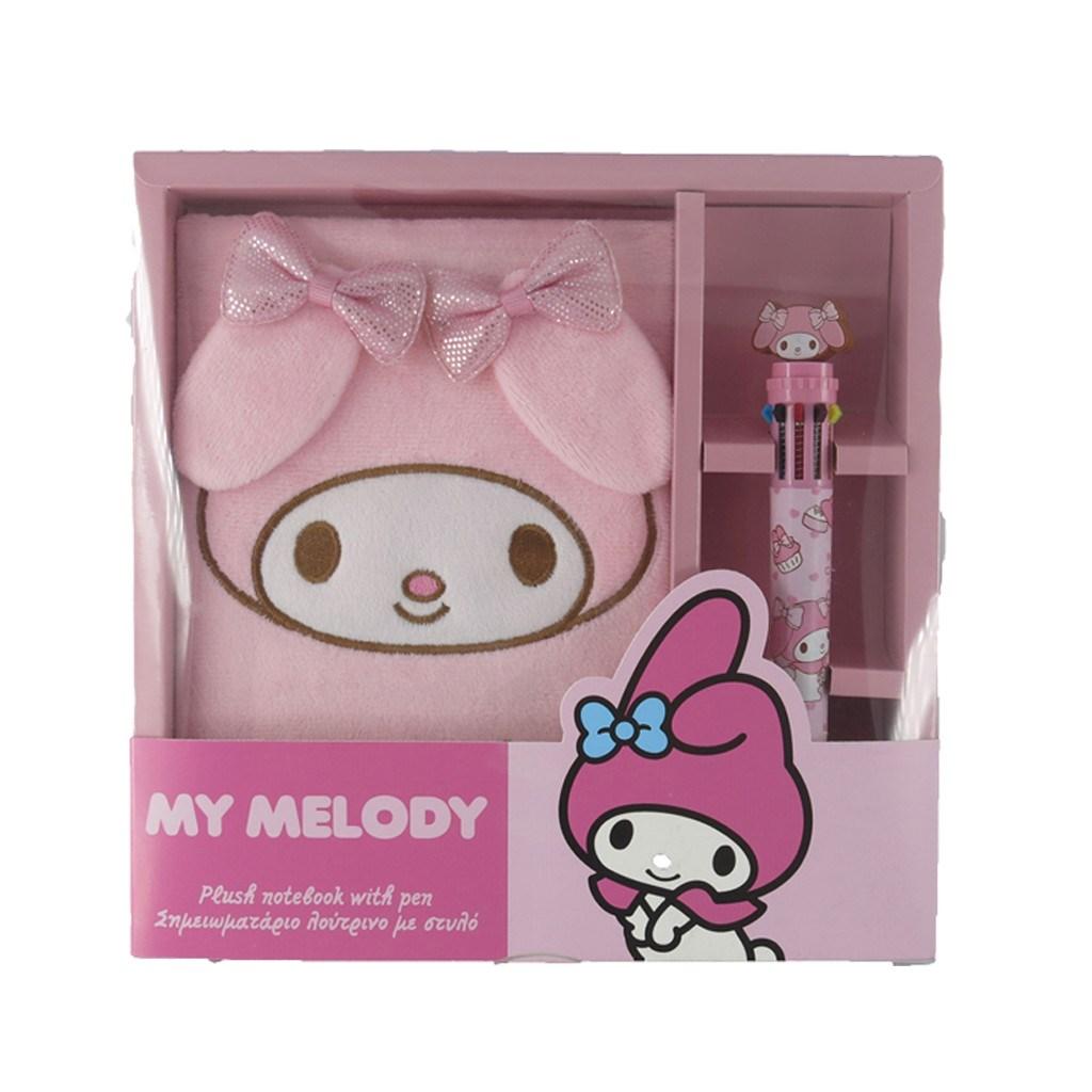 MY MELODY - Gift Set Plush A5 Notebook + 3D Pen