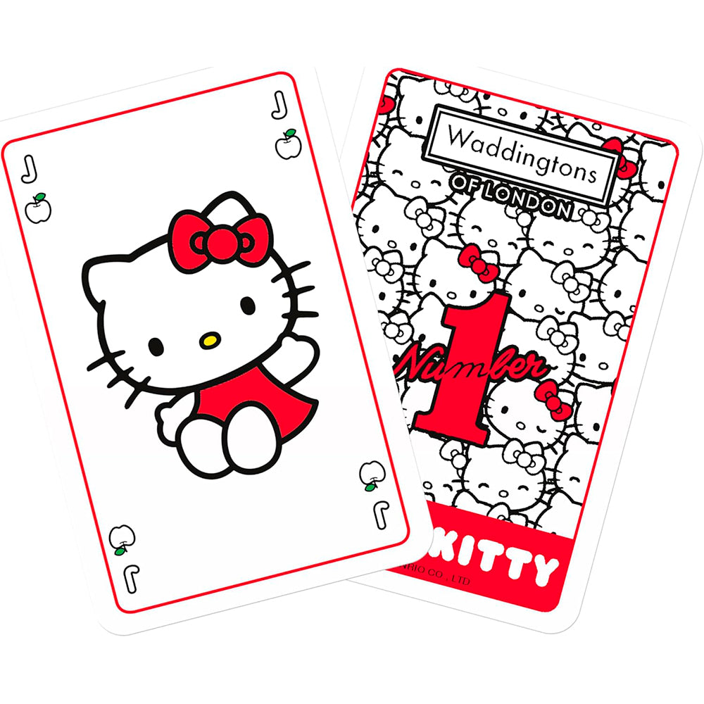 Winning Moves Hello Kitty - Waddingtons Number 1 Playing Cards English