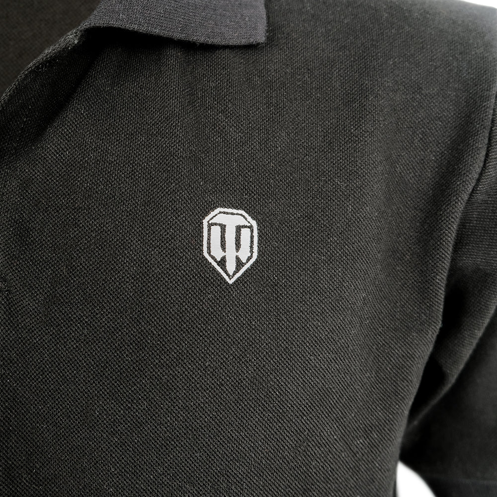 World of Tanks Polo with embroidery black, M