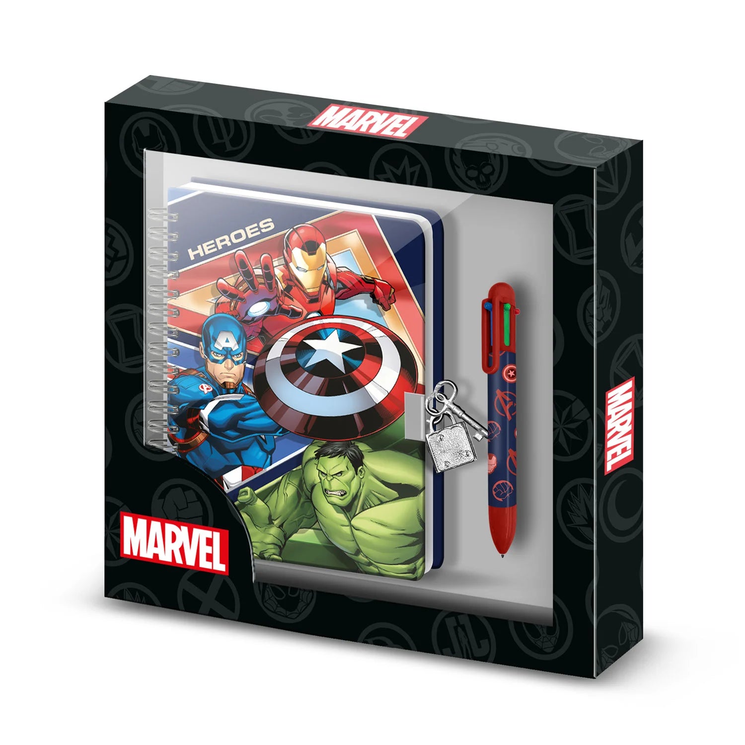 AVENGERS - Gift Box - Diary + Pen
