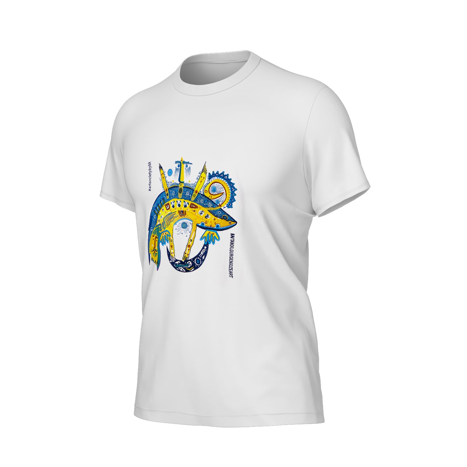 WP Merchandise Avtandil Gurgenidze T-shirt, Artwork I, white, 2XL