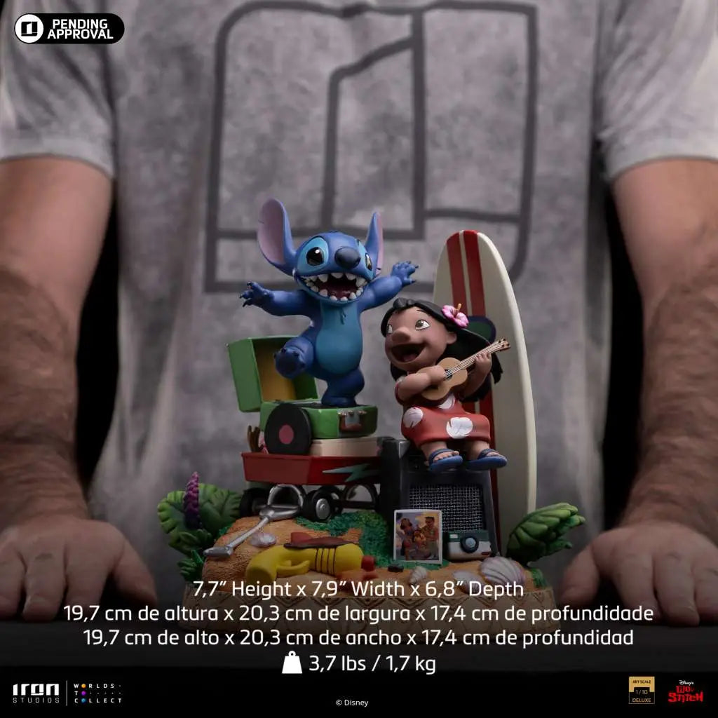 DISNEY CLASSICS LILO AND STITCH DELUXE 1/10 STATUE