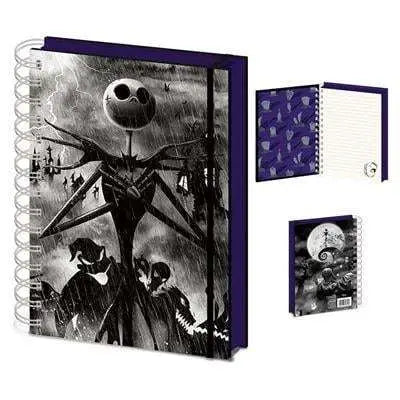 NIGHTMARE BEFORE CHRISTMAS SERIOUSLY SPOOKY A5 3D NOTEBOOK
