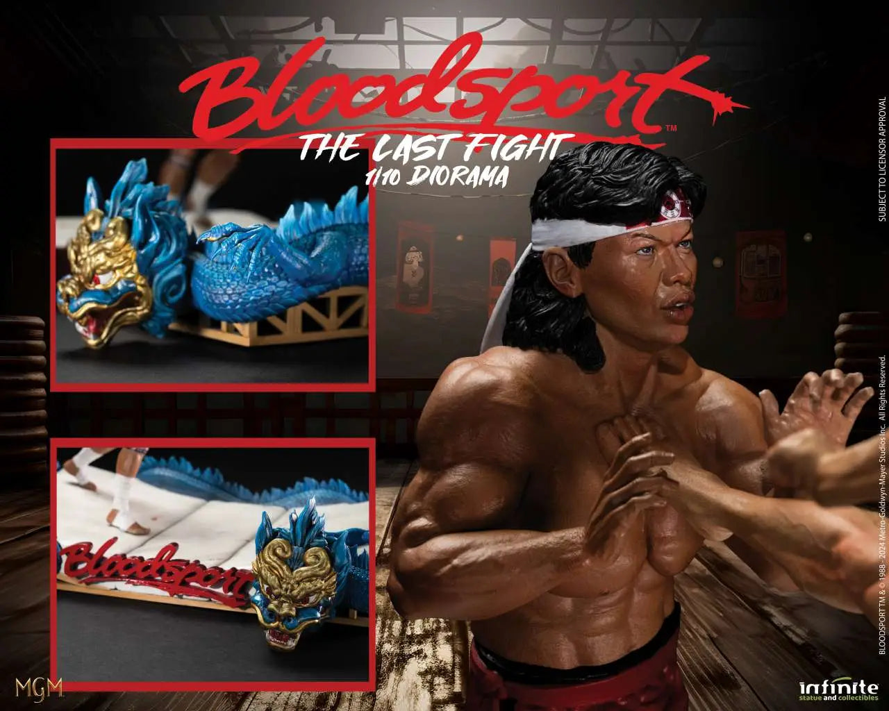 BLOODSPORT THE LAST FIGHT 1/10 DIORAMA STATUE
