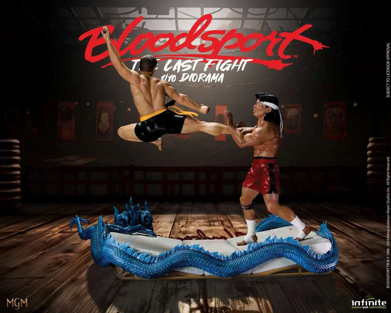 BLOODSPORT THE LAST FIGHT 1/10 DIORAMA STATUE