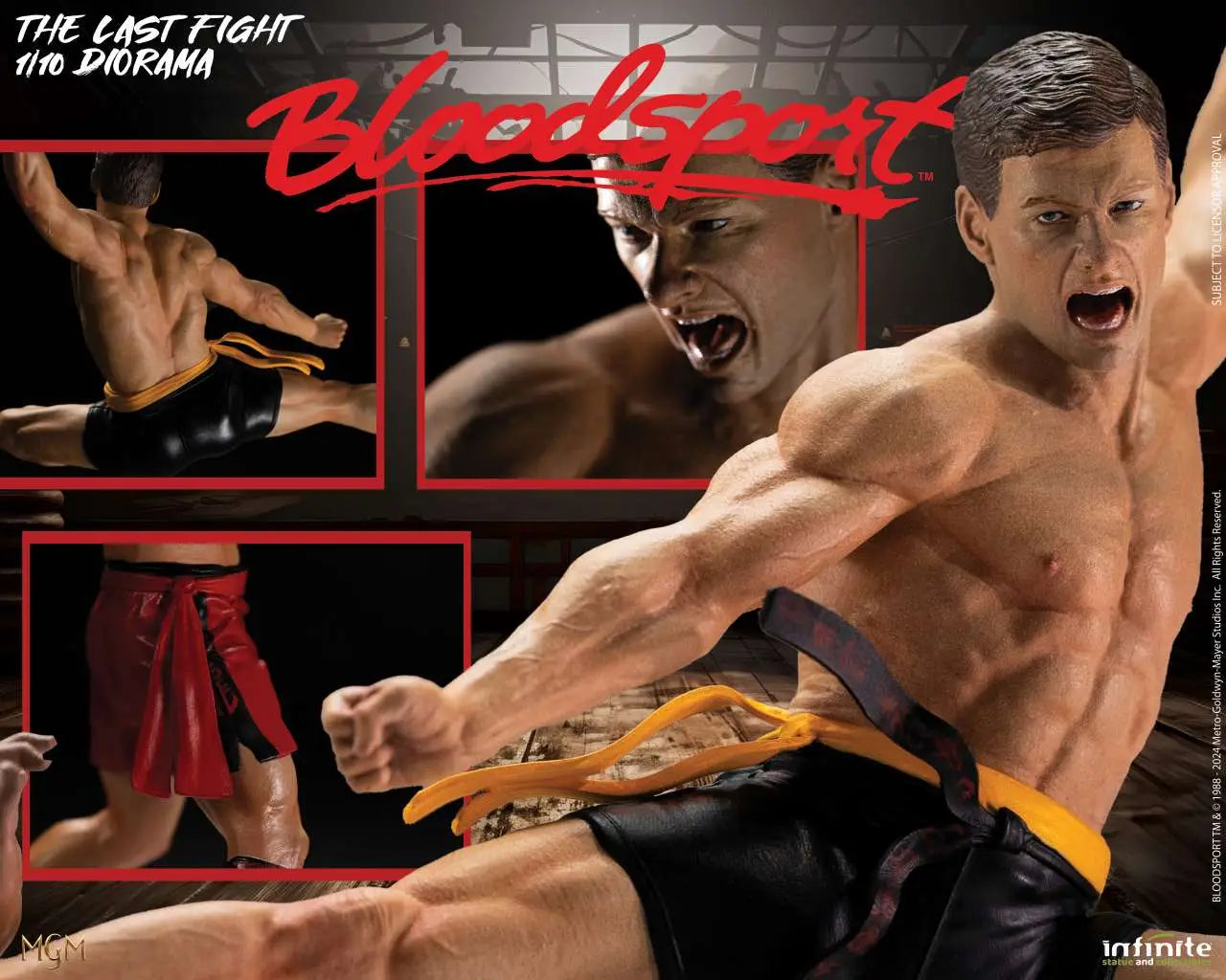 BLOODSPORT THE LAST FIGHT 1/10 DIORAMA STATUE