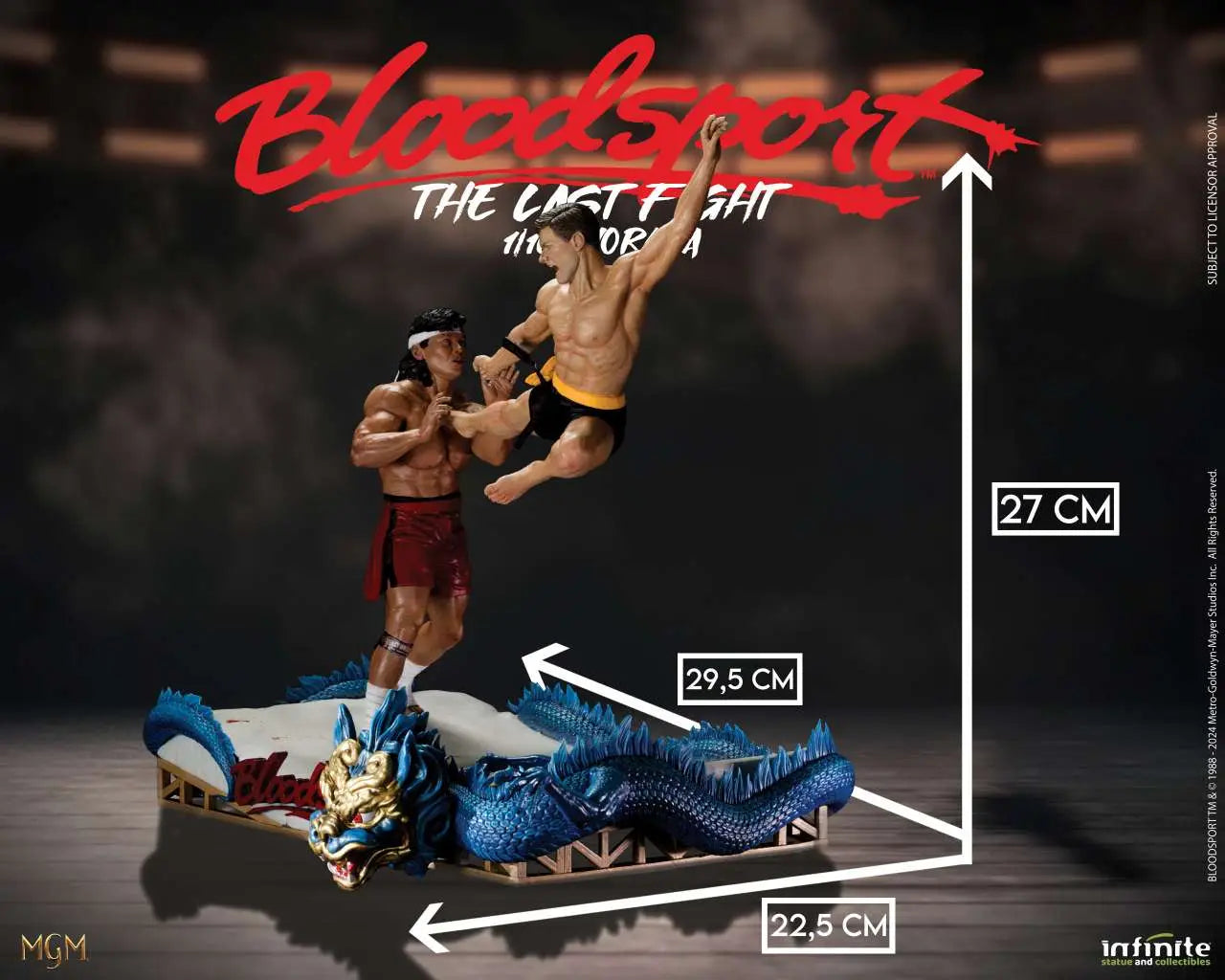 BLOODSPORT THE LAST FIGHT 1/10 DIORAMA STATUE