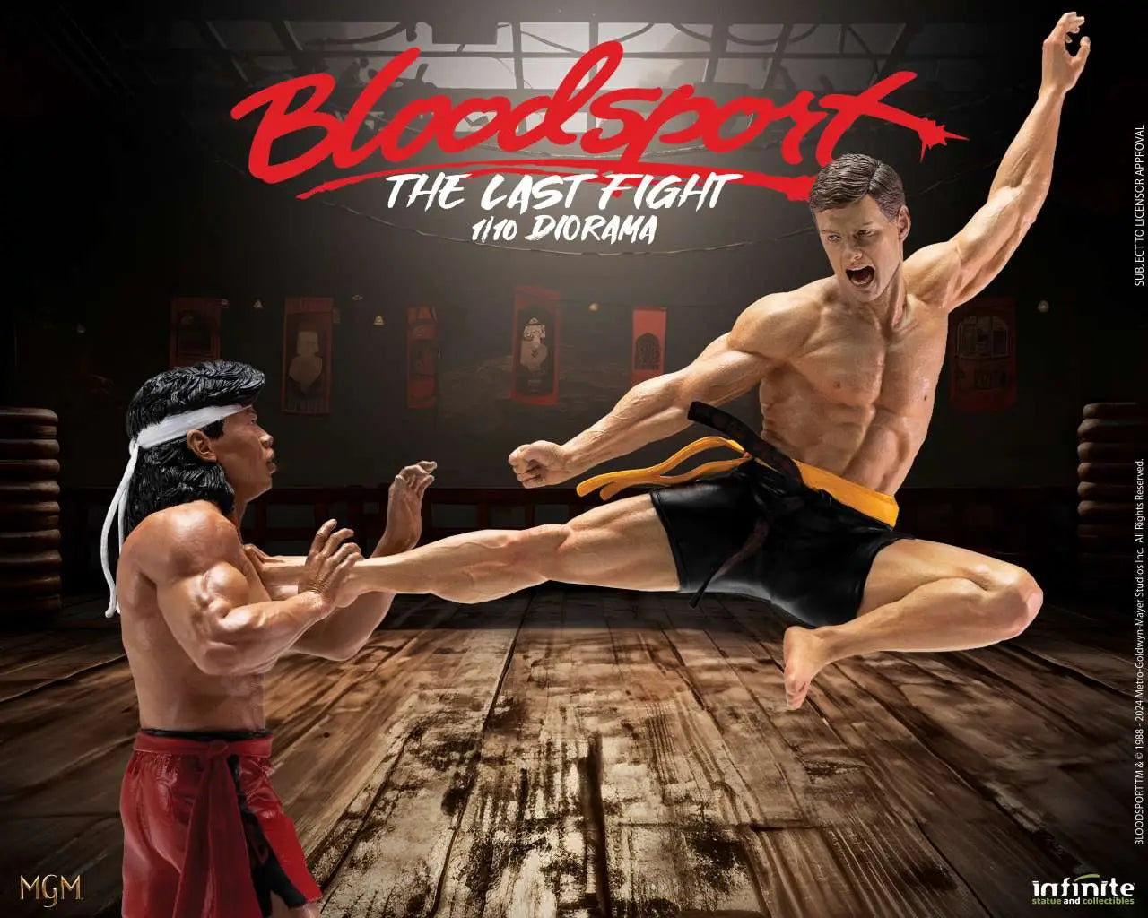 BLOODSPORT THE LAST FIGHT 1/10 DIORAMA STATUE