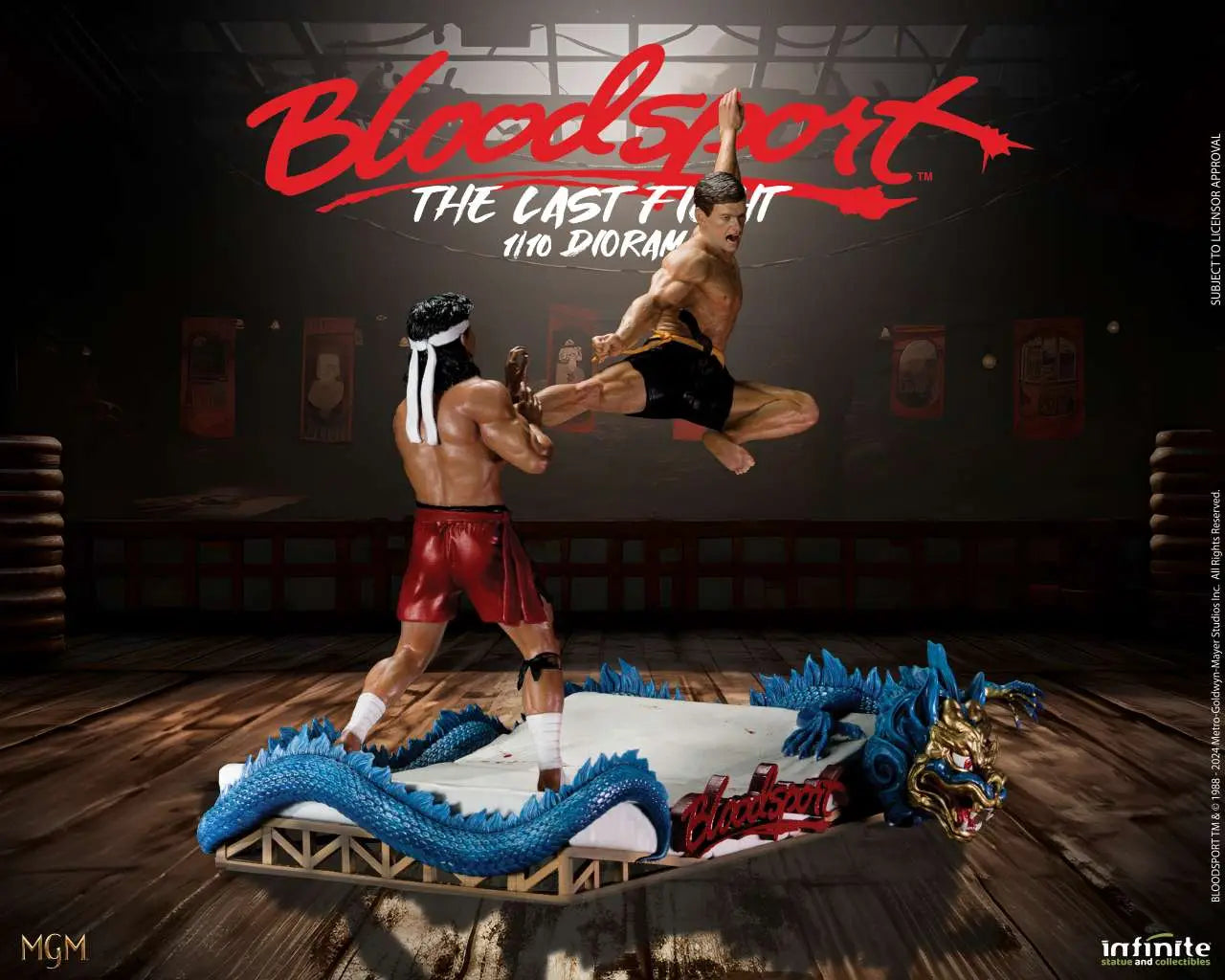 BLOODSPORT THE LAST FIGHT 1/10 DIORAMA STATUE