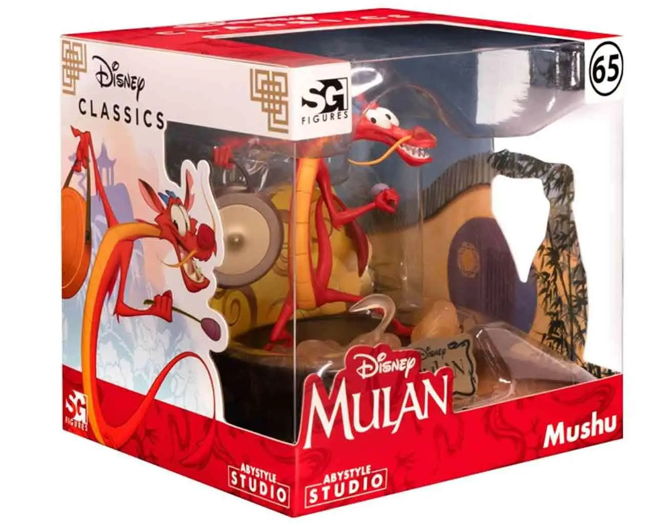 DISNEY MULAN MUSHU SUPER FIGURE COLLECTION 1/10 PVC STATUE