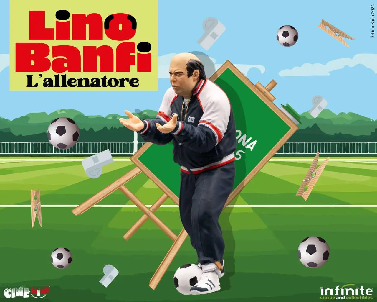 LINO BANFI L’ALLENATORE CINEMINI PVC