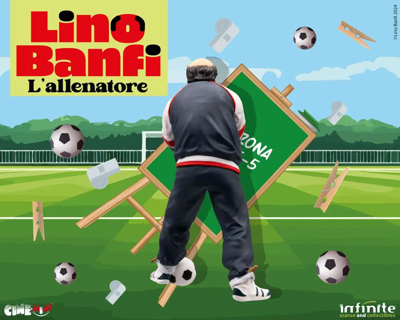 LINO BANFI L’ALLENATORE CINEMINI PVC