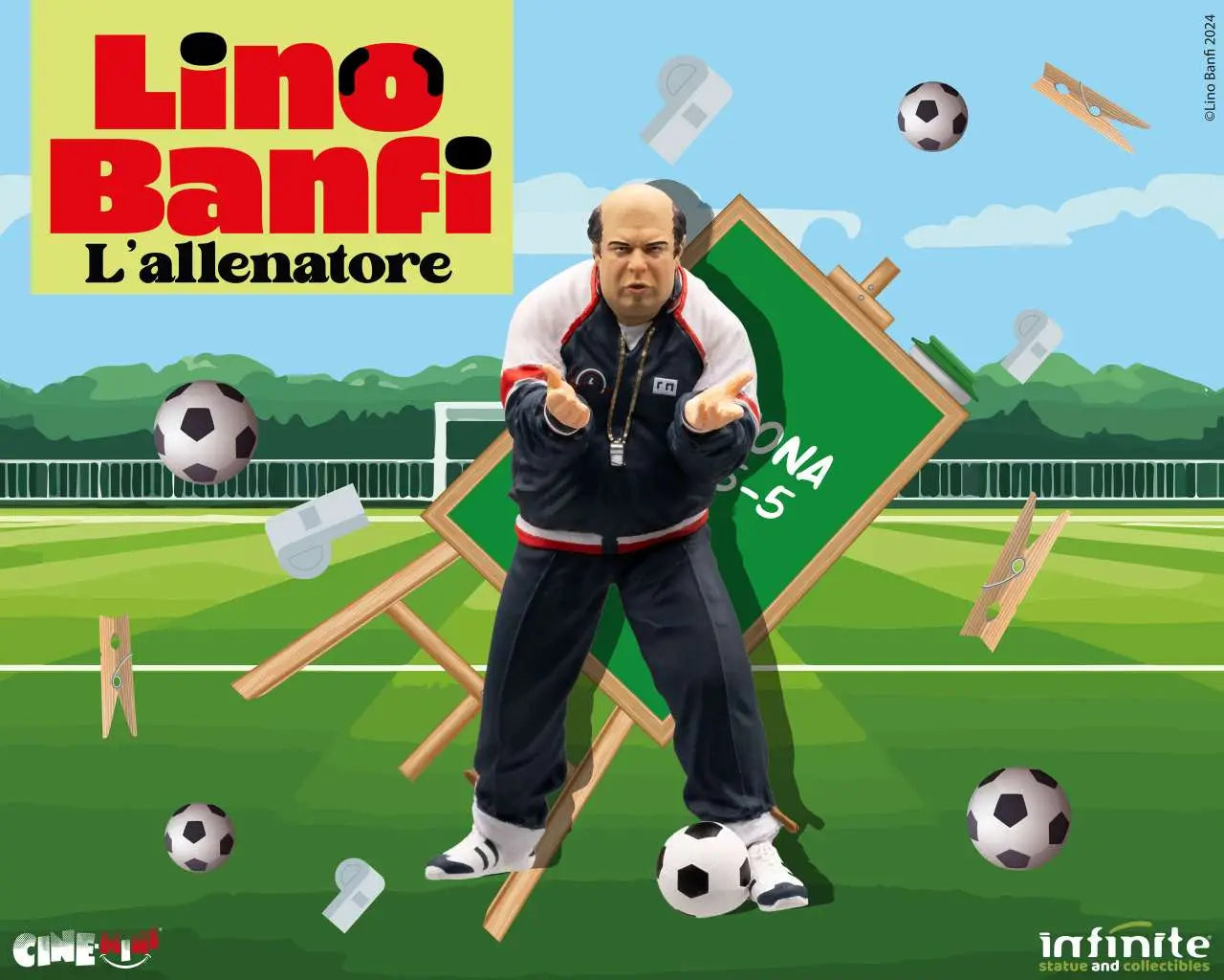 LINO BANFI L’ALLENATORE CINEMINI PVC