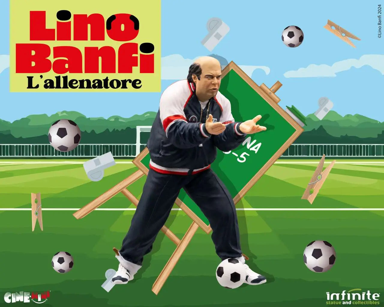 LINO BANFI L’ALLENATORE CINEMINI PVC