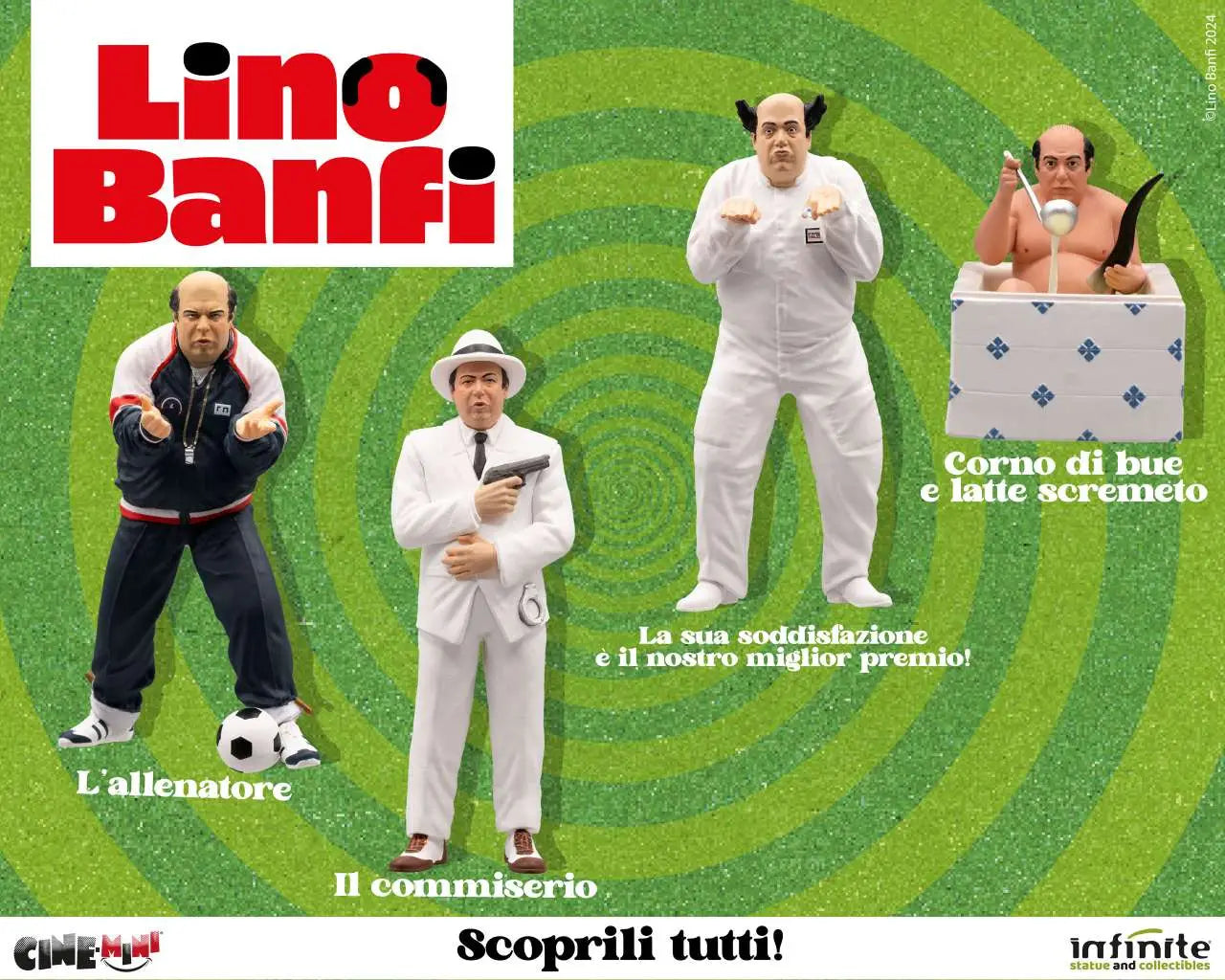 LINO BANFI L’ALLENATORE CINEMINI PVC