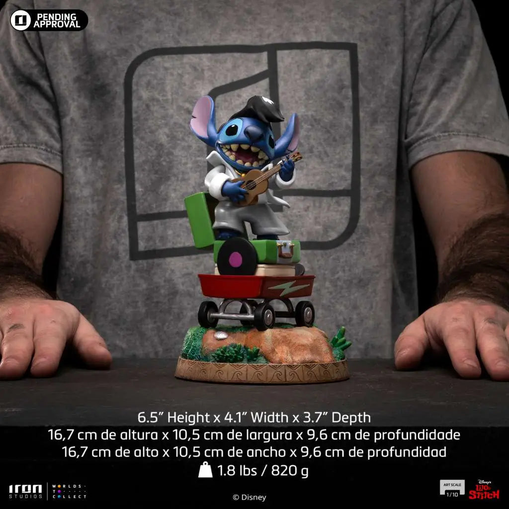 STITCH KING OF ROCK 1/10 STATUE