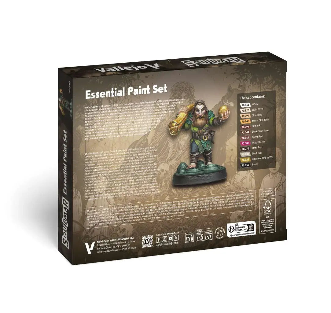 ESSENTIAL PAINT SET BY SQUIDMAR MINIATURES