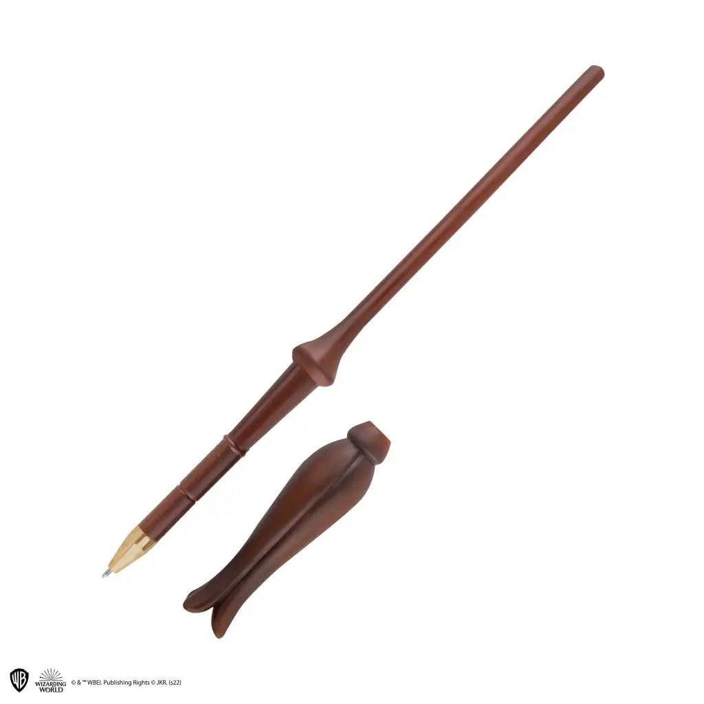 HARRY POTTER LUNA WAND PEN IN STAND