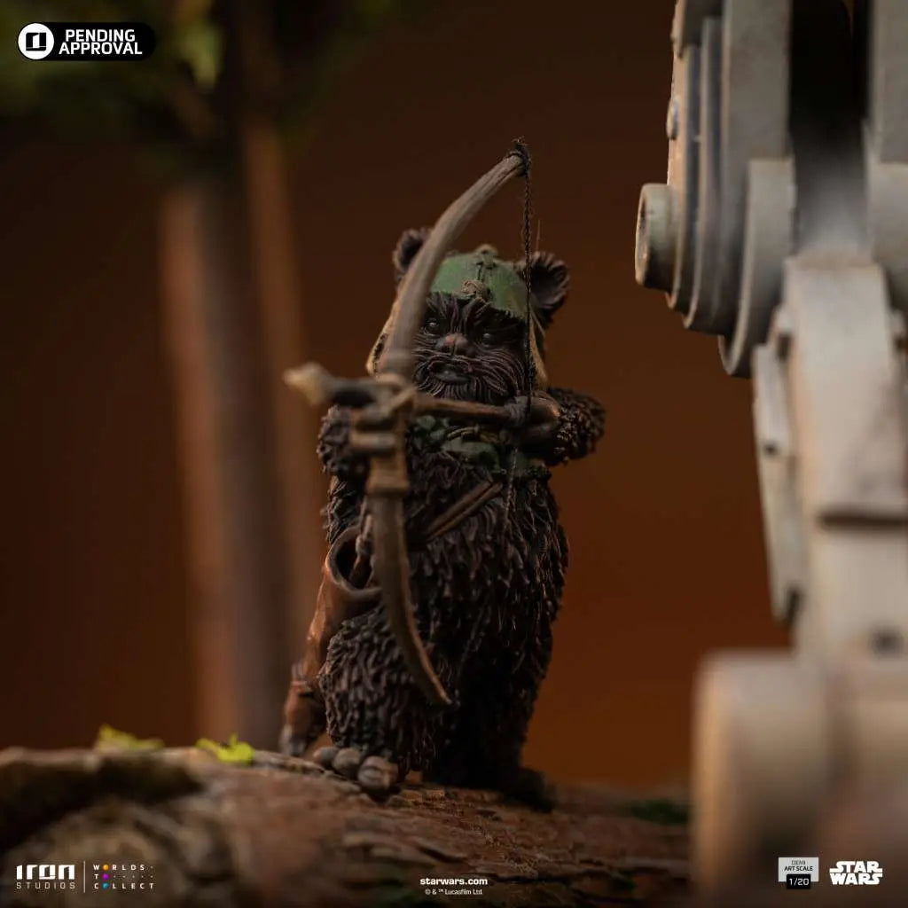 STAR WARS AT-ST AND CHEWBACCA 1/20 STATUE