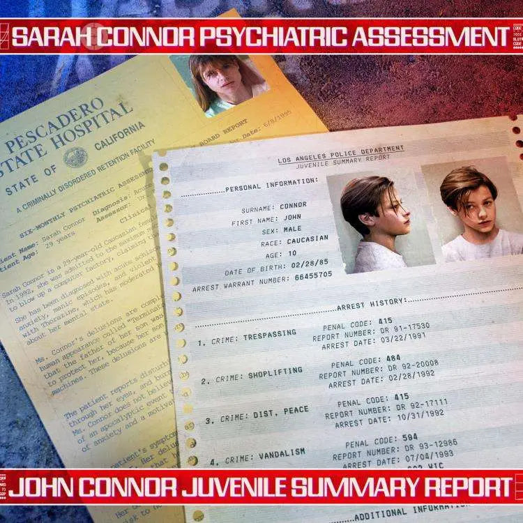 TERMINATOR THE CONNOR FILE KIT