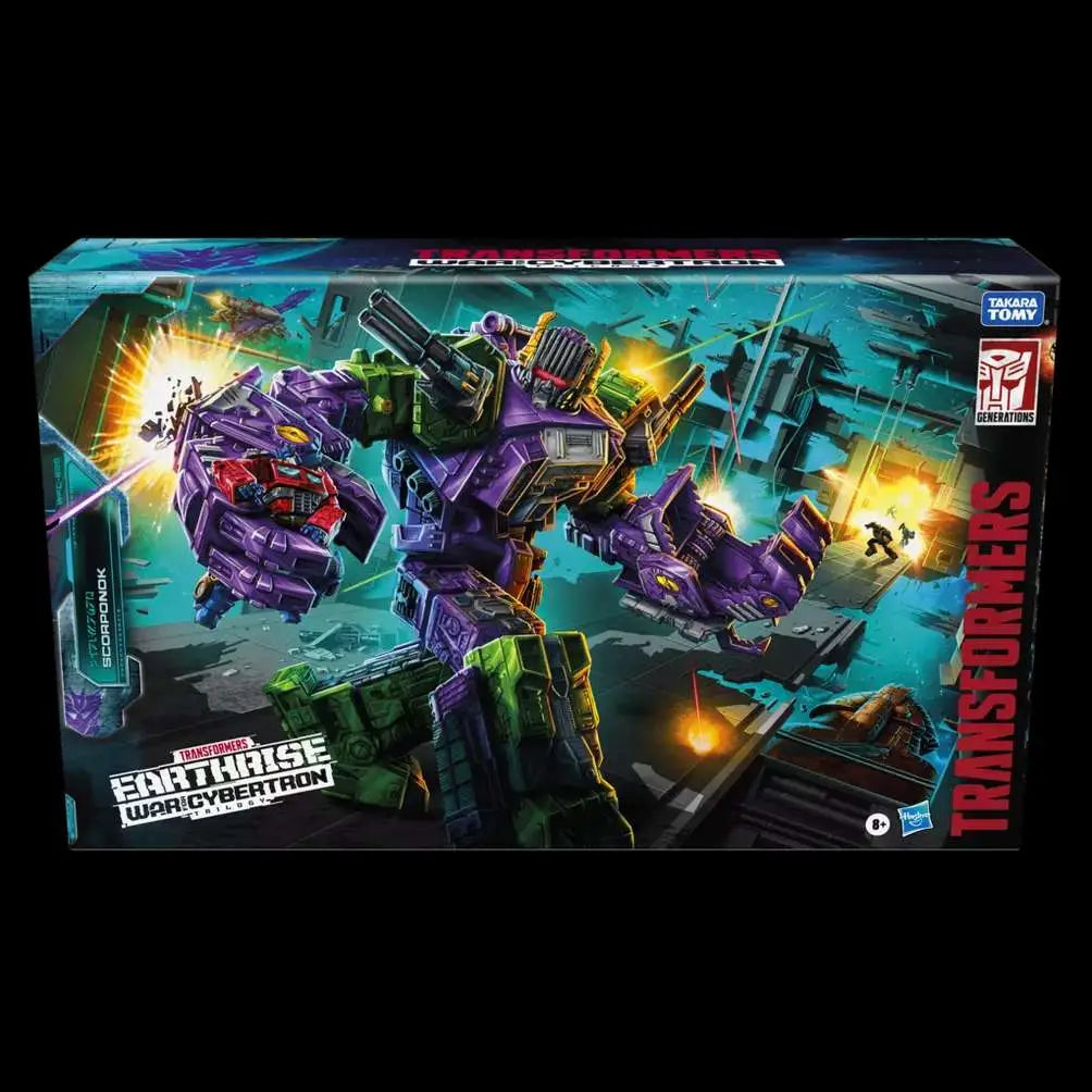 Transformers Generations War for Cybertron Earthrise Titan WFC-E25 Scorponok Action Figure