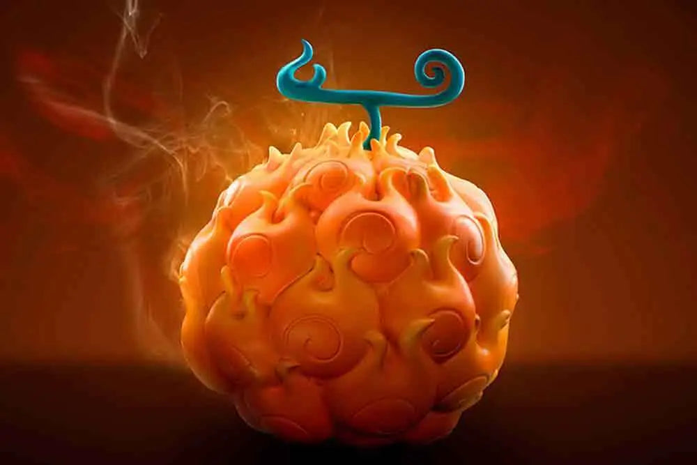 ONE PIECE FLAME FLAME FRUIT LIFESIZE 1/1 REPLICA