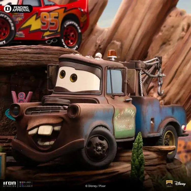 CARS LIGHTNING MCQUEEN + TOW MATER DLX 1/10 ST 1/10 STATUE