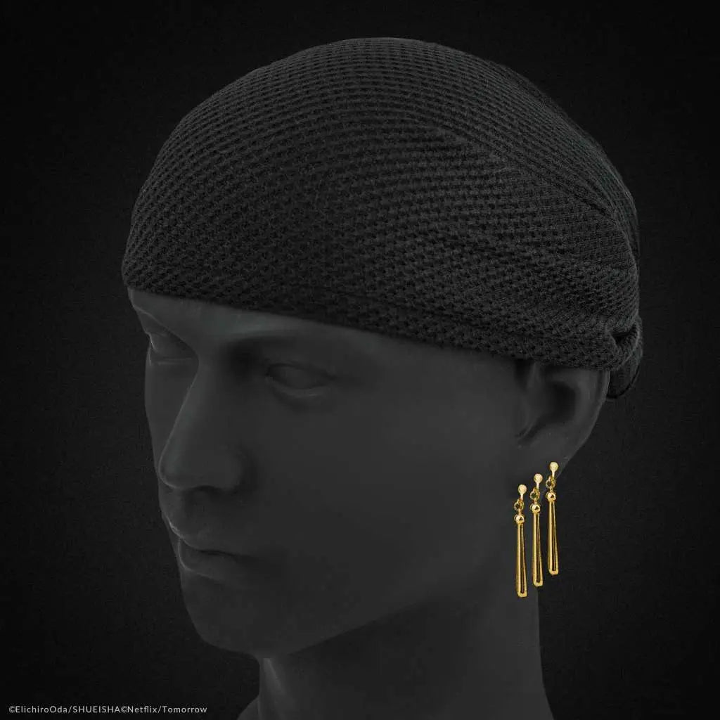 ONE PIECE BANDANA AND EARRINGS SET