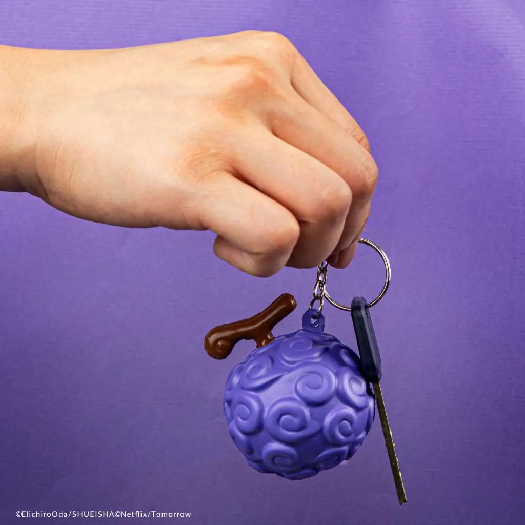 ONE PIECE SQUISHY GUM-GUM FRUIT KEYCHAIN