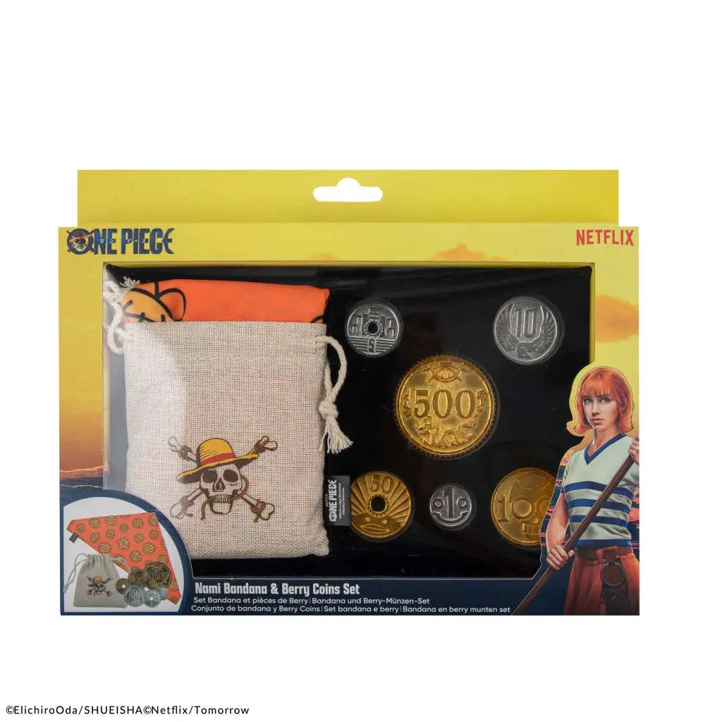 ONE PIECE NAMI BANDANA AND BERRY COINS SET