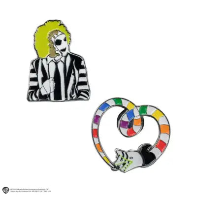BEETLEJUICE AND SANDWORM PINS SET (2)